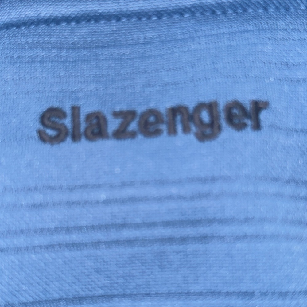 Men’s pre own as is  Slazenger Golf polo shirt size L large Blue - Picture 3 of 5